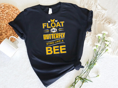 Butterfly T-Shirt Design | Bee Shirt Design bee bee graphic shirt branding butterfly butterfly graphic t shirt design design float graphic design logo merch by amazon print on demand teespring typography