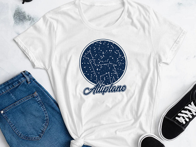 Altiplano T-Shirt Design | plateau Shirt Design branding design graphic design logo merch by amazon planets shirt planets vertex t shirt plateau print on demand teespring typography