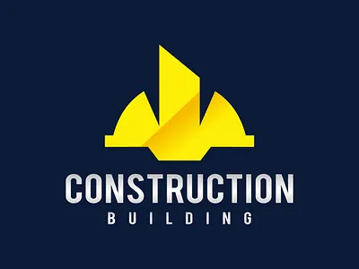 Worker Helmet Construction Building Logo expert