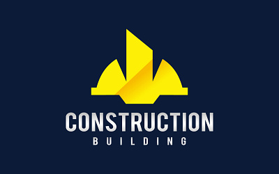 Worker Helmet Construction Building Logo expert