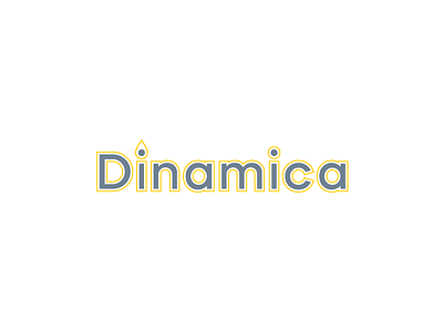 Dinamica blob border brand identity branding design edging framework framing geometric graphic design identity lettering lettermark logo logotype mark motor oil simple typography visual identity