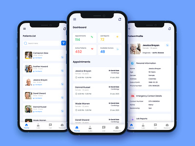 Innovative Patient Details Reporting App Design for Hospitals 🩺 branding design illustration logo mobile app mobile ui patient reporting treinetic ui uiux ux