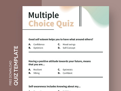 Printable Quiz Free Google Docs Template 