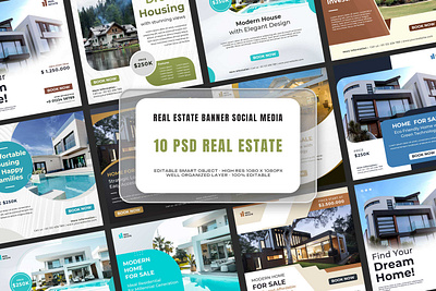 Real Estate Banner Social Media Post social media