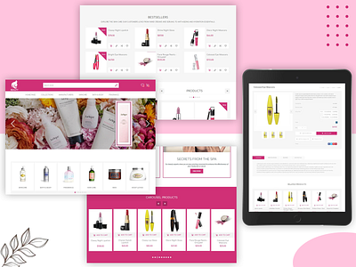 Beauty Ecommerce beauty ecommerce css ecommerce html redesign responsive design ui ux webdesign
