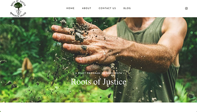 Building Website for Non Profit branding calming design earth graphic design green peace refreshing roots web design website