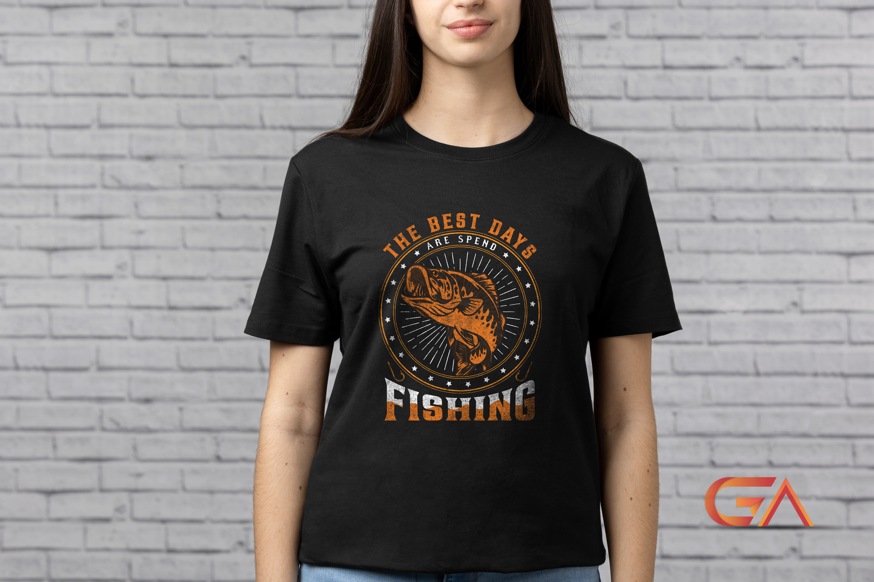 Fishing T-shirt Design | Fish Tshirt | Fish Tee | Fishing by Imdad ...