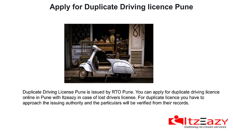 apply-for-duplicate-driving-licence-pune-by-itzeazy-delhi-on-dribbble