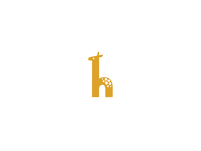 habitat a b c d e f g h i j k l m n africa animal branding children continent cute exotic giraffe graphic design icon illustration letter logo long mark o p q r s t u v w x y z safari savanna ui