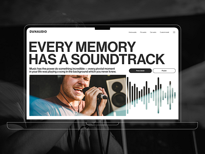 Dynaudio. Main page design e commerce ui ux webdesign