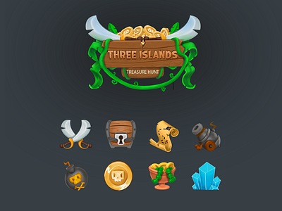 Three islands game assets