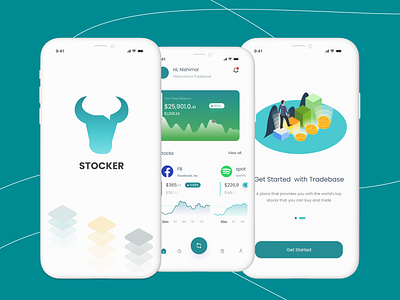 Stocker AppDesign branding logo newdesign ui uidesign