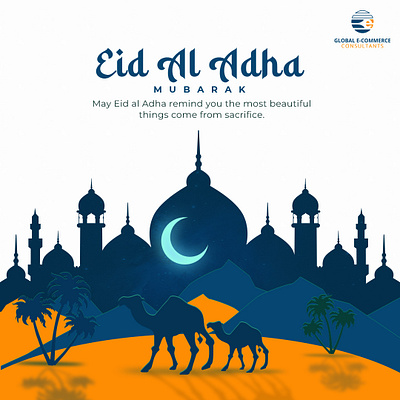 illustration for eid banner branding flyer graphic design illustration post design