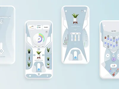 Space ship Gardening app