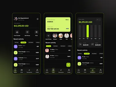 Banking App app application banking design mobile design platform ui
