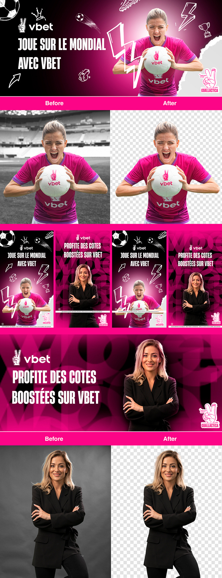 Laure Boulleau x VBET by Marine Aleksanyan on Dribbble