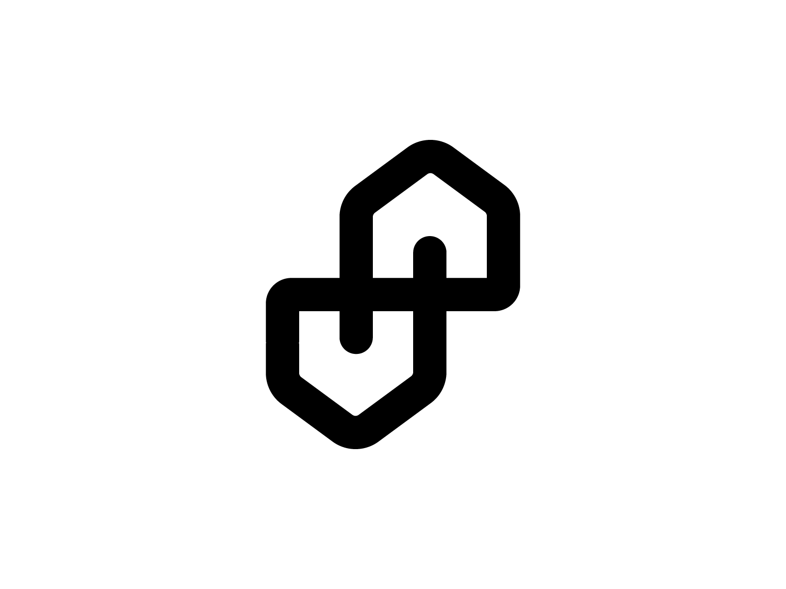 House Swap Logo Design (Unused for Sale) by Mihai Dolganiuc on Dribbble