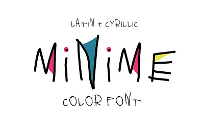 Minime color font app branding design graphic design illustration logo typography ui ux vector