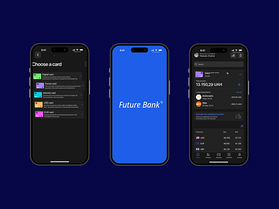 Future Bank [mobile app] animation design minimal mobile mobile app mobile ui ui ux web