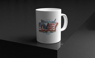 Custom Memorial Day Mug Design branding creative design creative mug design custom mug design floral mug design graphic design luxury mug design modern mug design mug design pattern mug design