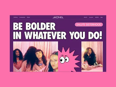 MONKI | E-commerce redesign animation design ui ux web