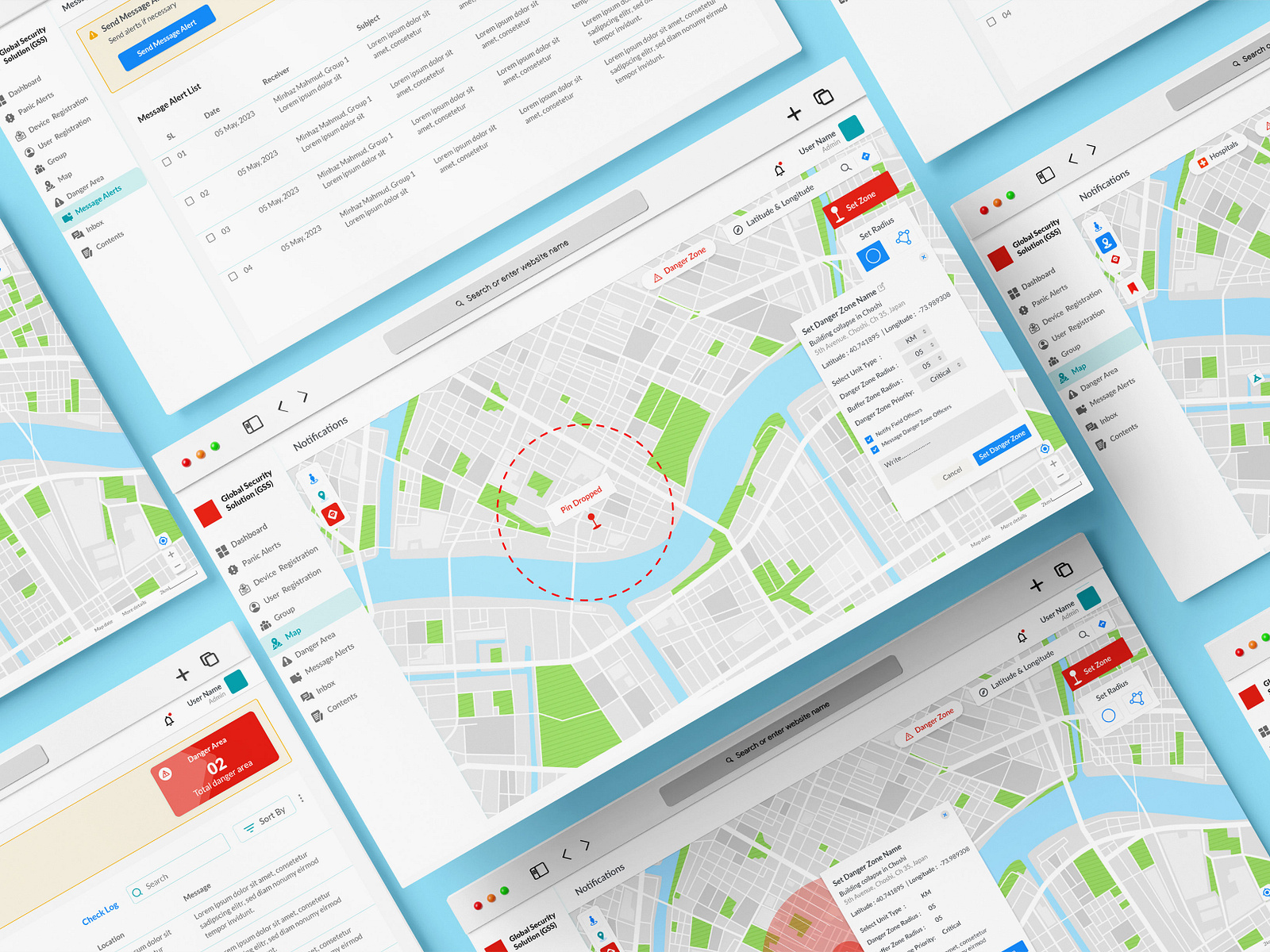 Map web ui by Rituraka on Dribbble