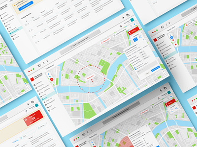 Map web ui interface landing page map map design map ui map view ui user experience ux web website website design