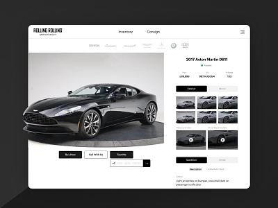 Luxury Cars Website design luxury cars ui ux website