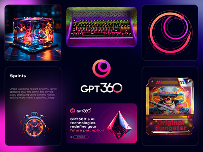 GPT360 — Innovation Web3 Project ai branding dashboard graphic design logo ui ux web design