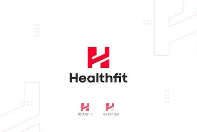 Health; Gym; Fitness logo with letter H be fit boost branding crative mark design agency diet fitness graphic design gym gym motivation health care helath logo logodesign usa