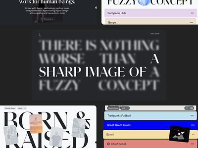 Undersight.co branding design graphic design portfolio typography ui web