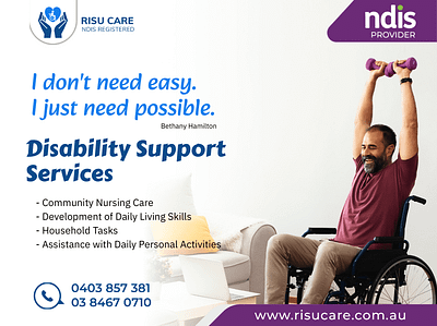 I Don't need easy, I just need possible - disability support disability support disability support services facebook post facebook pst instagram post ndis approved support