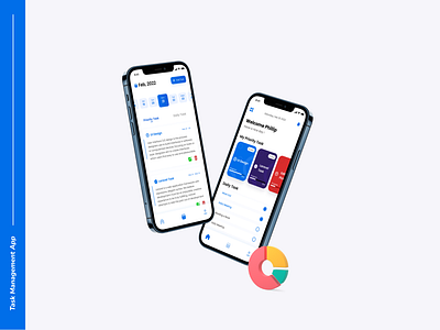 Taskwan - Management App Mobile blue branding design job management mobileapp task ui ux