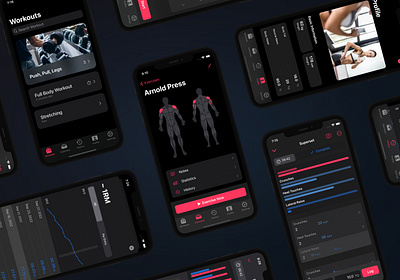 GymYou - UI Design app design graphic design ios prototyping ui ui design ux design visual design