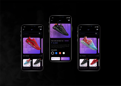 Nike E commerce App Design app app design design e commerce graphic design mobile nike nike e commerce app redesign shoes shopping site ui ui design ui ux
