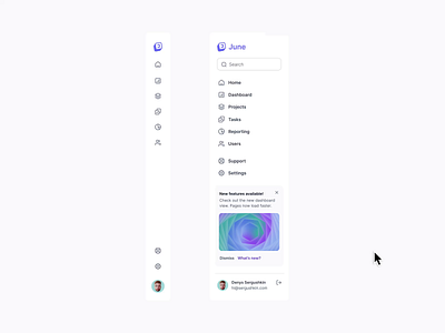 Expand Sidebar after effects clean dashboard dashboard ui figma interface marketplace menu minimal motion graphics muzli nav bar navigation panel project spoiler tab ui ux web