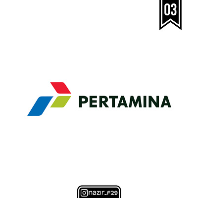 2D animated Pertamina logo. 2d animation design graphic graphic design logo motion graphics