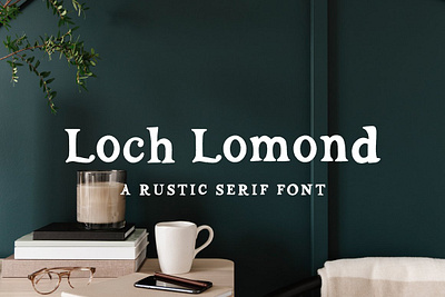 Loch Lomond Serif Font app branding design graphic design illustration logo typography ui ux vector