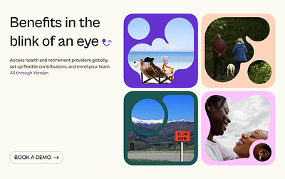 Yonder sections exploration benefits branding design designer features figma health insurance layout retirement section ui ui design uidesigner uiux ux designer uxui website yonder
