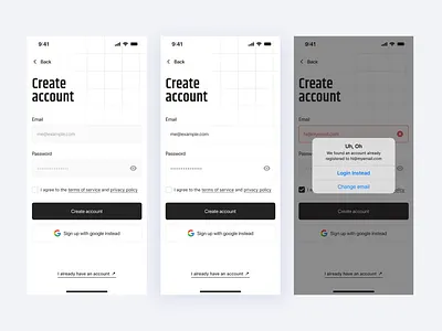 Sign Up app daily ui dailyui design login register sign up ui