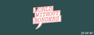 World without border branding design graphic design illustration logo vector