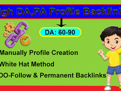 High Da, Pa,Profile Backlinks advanceseo backlink backlinks branding content digitalmarketing internetmarketing localseo seo sontosbiswas