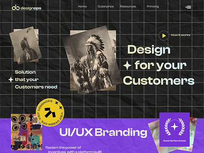 Design Agency Landing page daily ui challenge dailyui graphic design ui