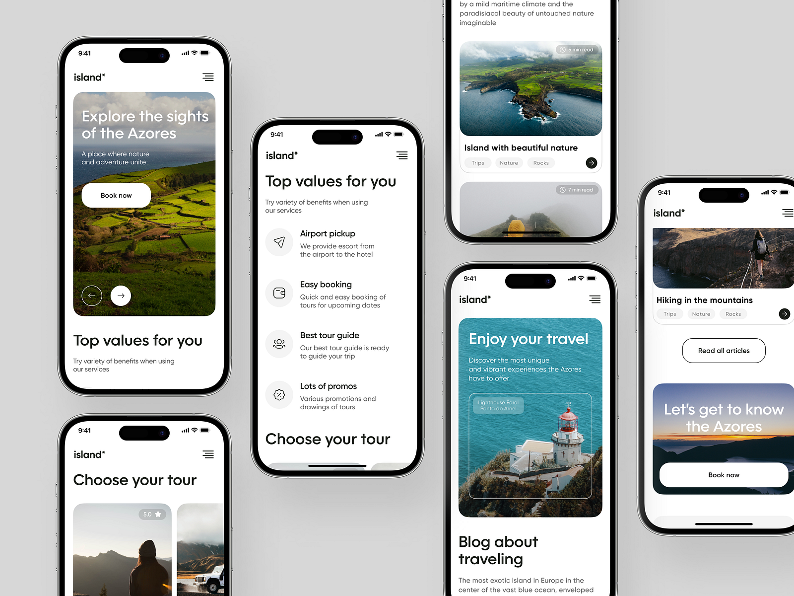 Travel Website: mobile version by Ronas IT | UI/UX Team on Dribbble