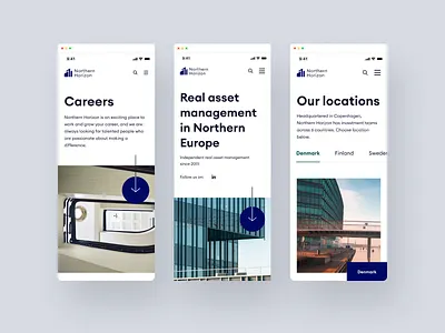 Northern Horizon | Mobile design mobile mobile view navigation responsive ui ui design ux ux design web design