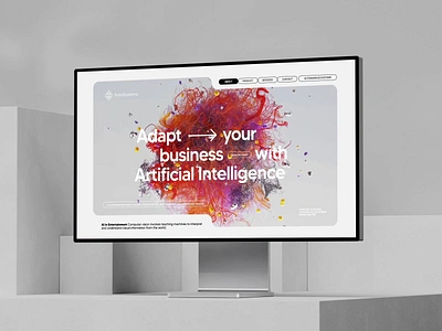 AutoSytstems webiste ai design inspiration future graphic machine learning modern product technology ui uiux user experience user interface user interface design ux web web design website website design wed designer