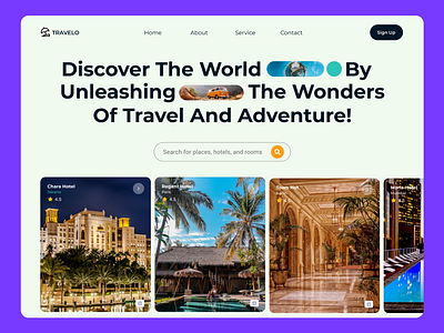 Travelo -Travel Agency agency booking branding design enjoy graphic design illustration logo tour tourn travel trip ui ux vocation website