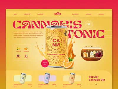 Drinking Product Landing Page UI app branding design graphic design illustration image app logo ui ux vector