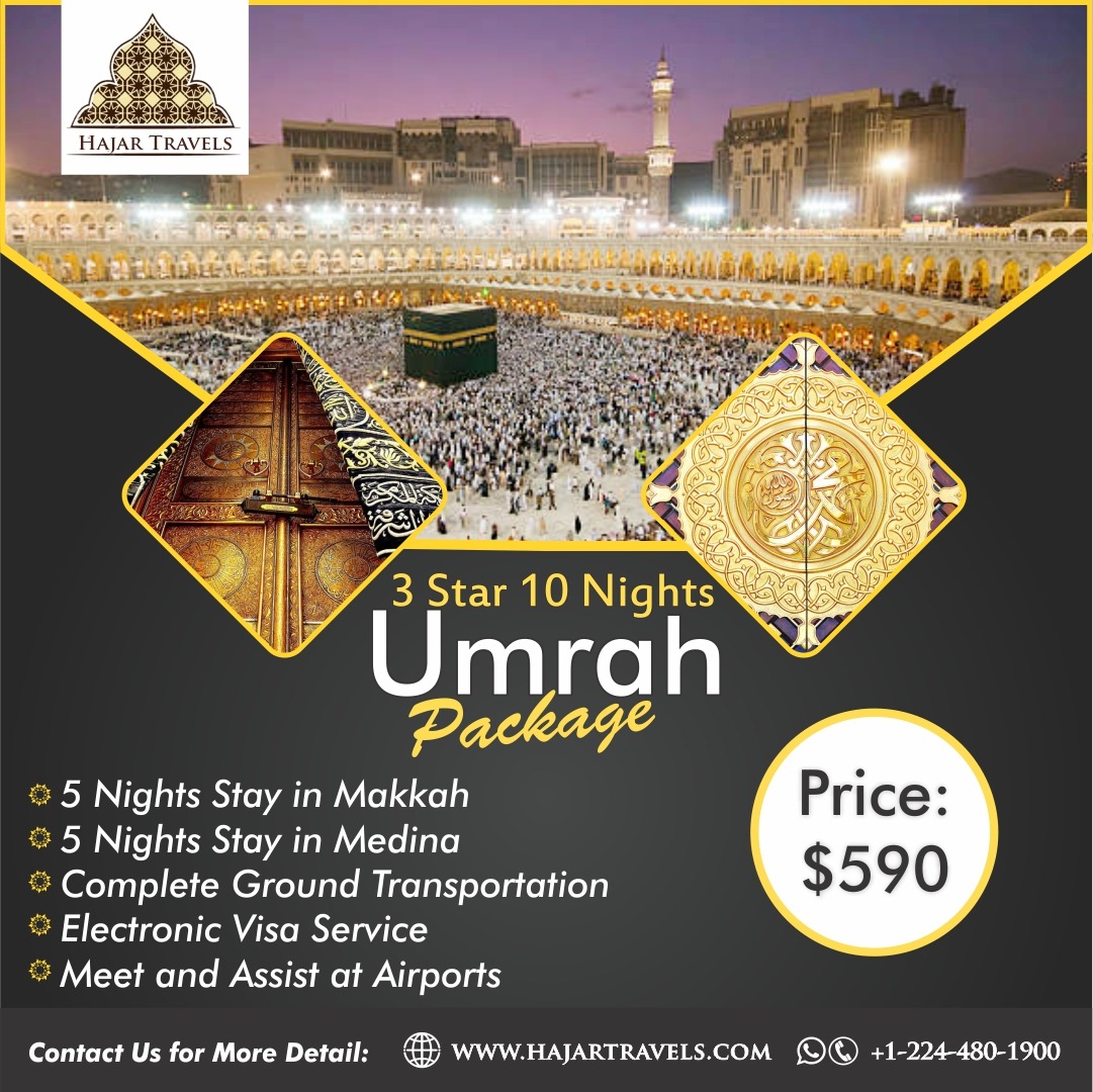 3 Star Economy Umrah Packages 2023 | Budget Umrah Package By Hajar ...