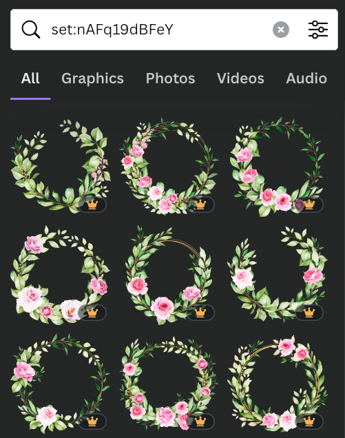 watercolor floral and leaves wreath illustration green